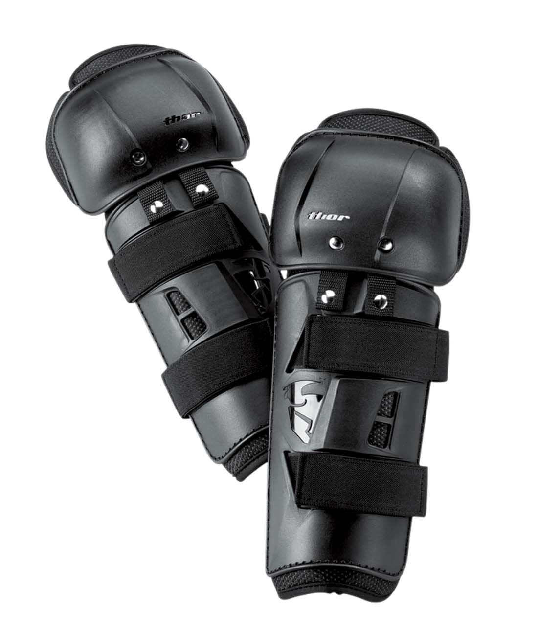 Thor 2024 Sector Knee Guards Black Knee Guards One Size